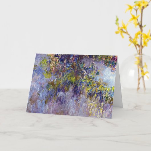 Carte Wisteria (moitié gauche) par Claude Monet (Fleur jaune)
