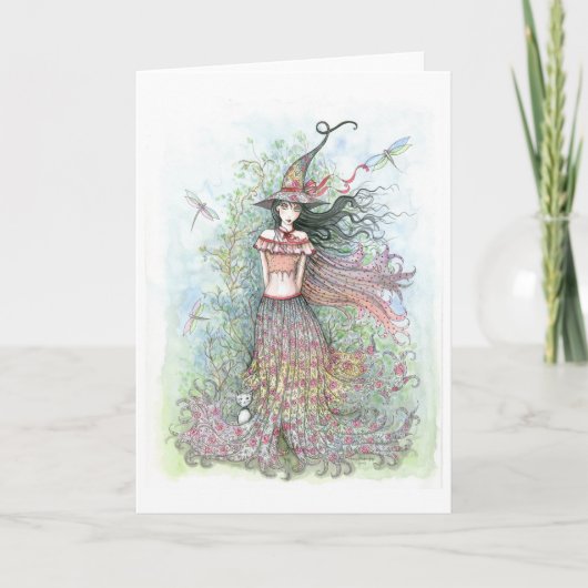 Carte Witch Dragonfly de Molly Harrison (Devant)