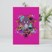 Carte Witchy Vibes and Spiders (Debout devant)