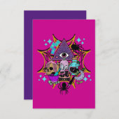 Carte Witchy Vibes and Spiders (Devant / Derrière)