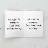 Carte With Care, Always – Minimalist Support Card Templa (Intérieur)