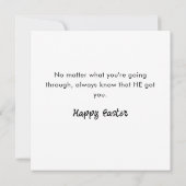 Carte With God All Things Are Possible Easter Card (Dos)