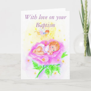 Carte With love on your baptism