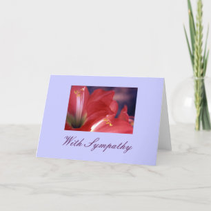 Carte "With Sympathy"