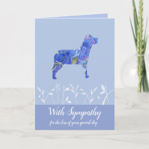 Carte With Sympathy For Loss Of Pet Dog
