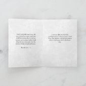 Carte “With Sympathy” Water Lily CFolded Greeting Card (Intérieur)