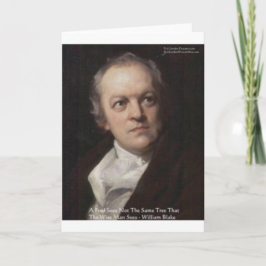 Carte Wm Blake "Seeing Trees" (Devant)