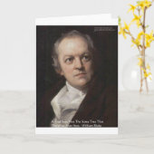 Carte Wm Blake "Seeing Trees" (Fleur jaune)