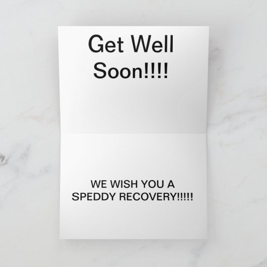 Carte Wmill Get Well (Intérieur)