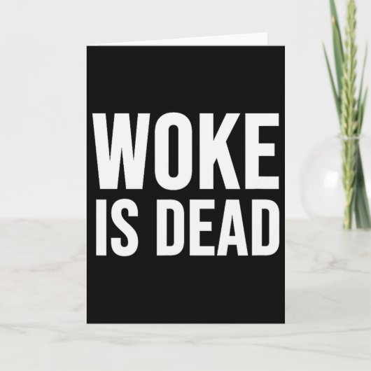 Carte Woke Est Mort (Devant)