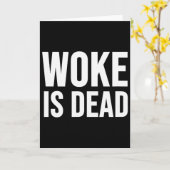 Carte Woke Est Mort (Fleur jaune)