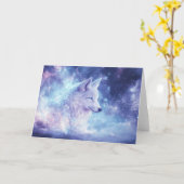 Carte Wolf au milieu de la Galaxie des étoiles (Fleur jaune)