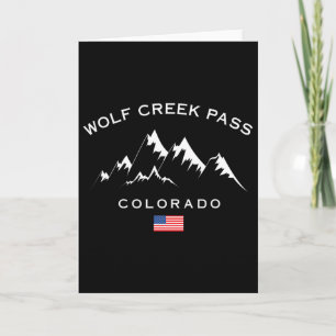 Carte Wolf Creek P Colorado Rocky Mountains Ski Resort S