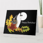 Carte Wolf Howling Moon (Devant)