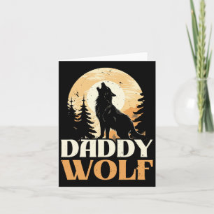 Carte Wolf Lover Wolfgang Pack Wolfgang Faune Animal Pap