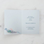 Carte Wolf paysager Abstrait dans la fête de Noël de nei (Intérieur)