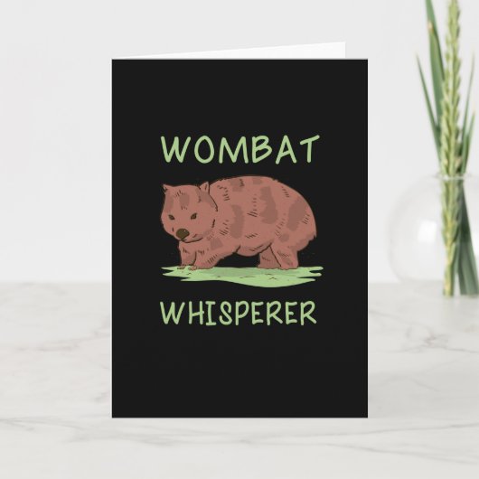 Carte Wombat (Devant)