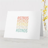 Carte Womens Astros (Fleur jaune)