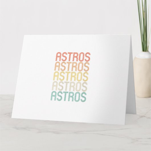 Carte Womens Astros (Devant)