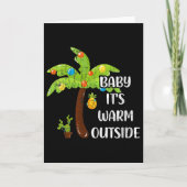 Carte Womens Baby It's Warm Outside Funny Christmas In J (Devant)
