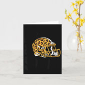 Carte Women's Bend & Snap Leopard Print Helmet Footb (Fleur jaune)
