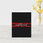 Carte Womens Completely Unbothered Sarcasm Saying Quote  (Fleur jaune)