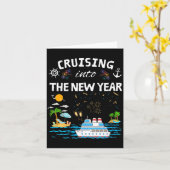 Carte Womens Cruising Into New Year 2026 Match Family Va (Fleur jaune)