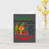 Carte Womens Dear Santa I've Been Good This Year V-neck  (Fleur jaune)