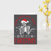 Carte Womens Funny Quote When You're Dead Inside But It' (Fleur jaune)