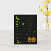 Carte Womens Funny Sisters Quote Forget Two Peas In A D  (Fleur jaune)