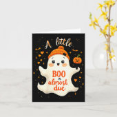 Carte Womens Funny Soky Pregnancy A Little Boo Is Almost (Fleur jaune)