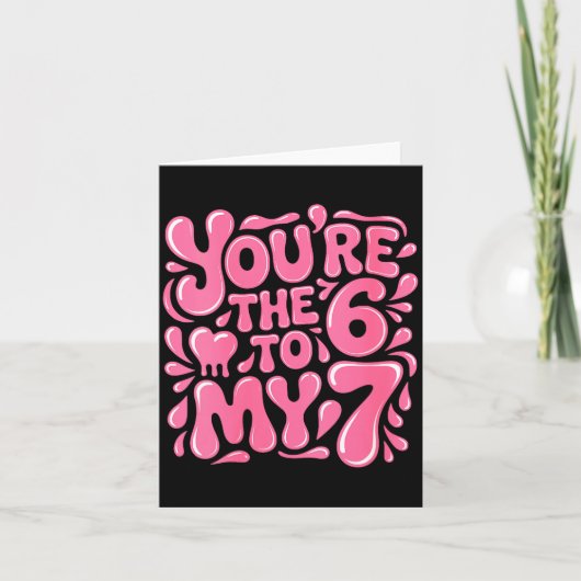 Carte Women's Funny Valentines Day 67 Meme Couples You'r (Devant)