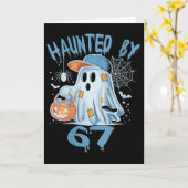 Carte Womens Haunted 6 7 Six Seven 67 Meme Halloween Cos (Fleur jaune)