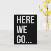 Carte Womens Here We Go Xl Heather Blue  (Fleur jaune)