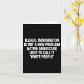 Carte Womens Illegal Immigration Not A New Problem Nativ (Fleur jaune)