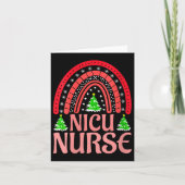 Carte Womens Nicu Nurse Christmas Crew Nurselife Nursing (Devant)