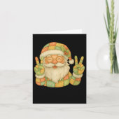 Carte Womens Preppy Santa Christmas Crew 2025 Funny Fami (Devant)