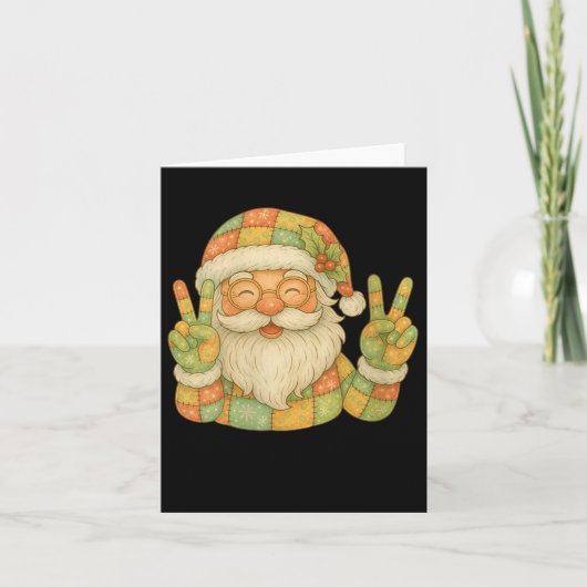 Carte Womens Preppy Santa Christmas Crew 2025 Funny Fami (Devant)