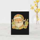 Carte Womens Preppy Santa Christmas Crew 2025 Funny Fami (Fleur jaune)