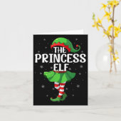 Carte Womens Princess Elf Christmas Girls Women Elf Squa (Fleur jaune)