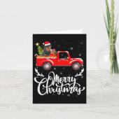 Carte Womens Rottweiler Dog On Christmas Tree Red Truck (Devant)