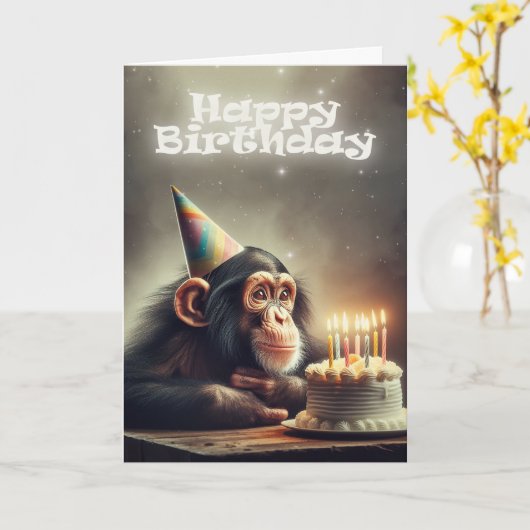 Carte Wonder Monkey (Fleur jaune)