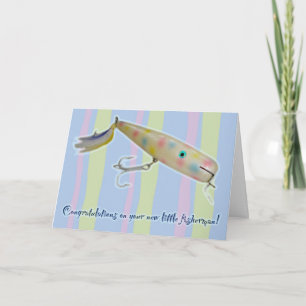 Carte Wonder Pain Saltwater Lure Baby Félicitations
