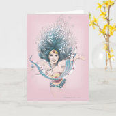 Carte Wonder Woman and Flowers (Fleur jaune)