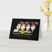 Carte Wonder Woman Comic Evolution Graphic (Fleur jaune)