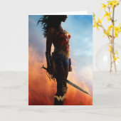 Carte Wonder Woman Duststorm Silhouette (Fleur jaune)