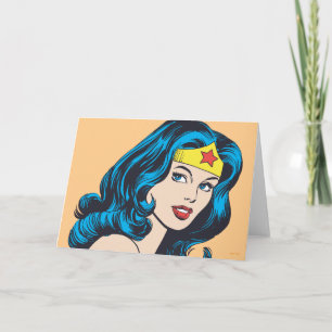 Carte Wonder Woman Face