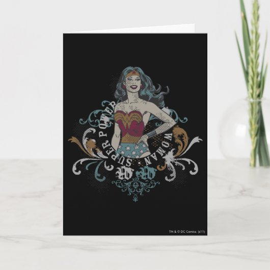 Carte Wonder Woman Halftone (Devant)