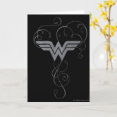 Carte Wonder Woman | logo Beauty Bliss (Fleur jaune)