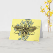 Carte Wonder Woman Queen Bee Logo (Fleur jaune)